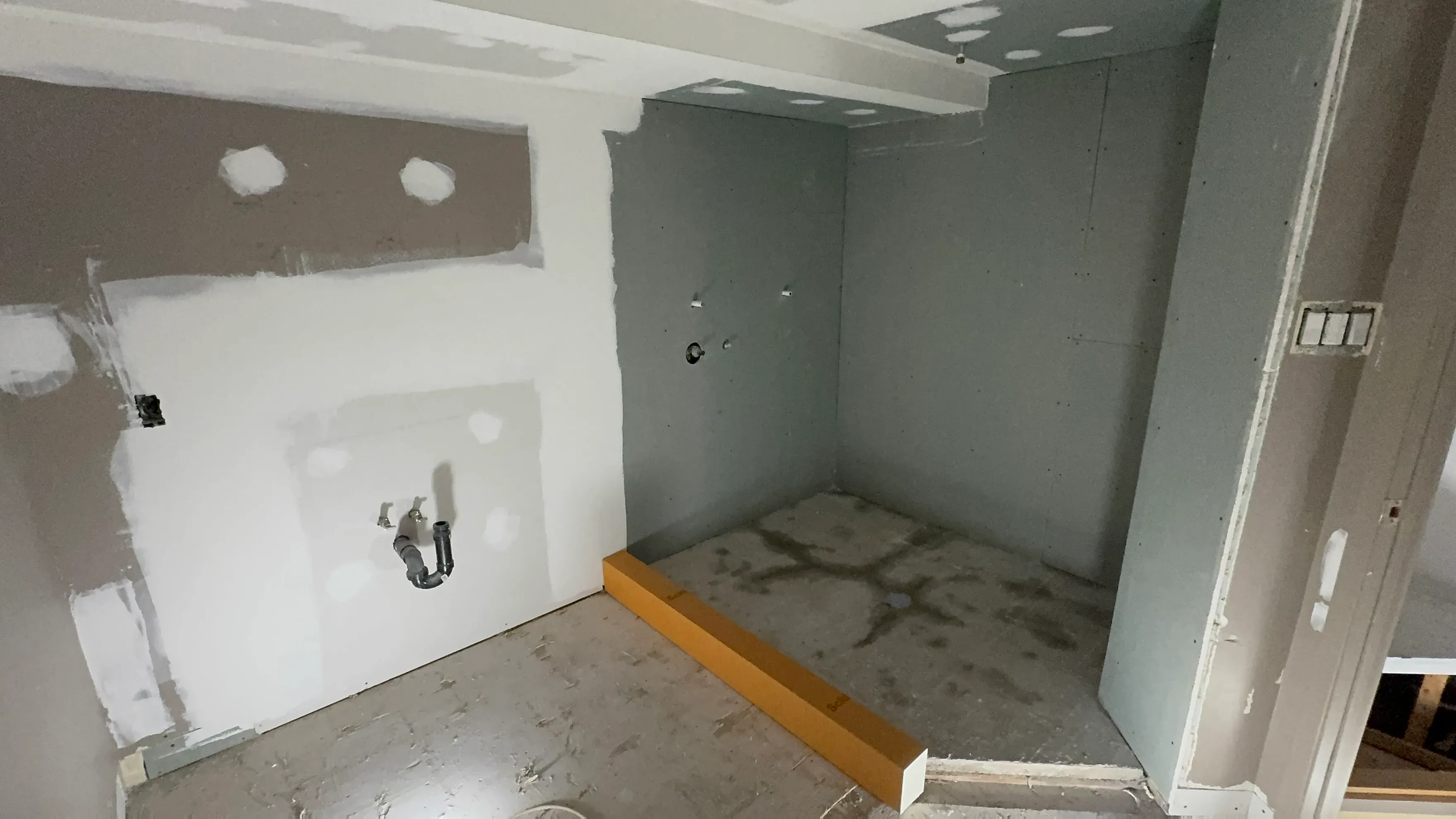 BEFORE — Basement bathroom renovation